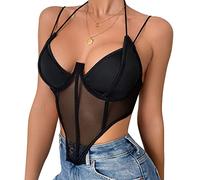 KBRPEY Camiseta Tirantes Mujer Tank Top Camisola Verano Cuello Halter sin Mangas Blusa Casual Ropa Deportiva Tops Elegante para Deporte Gimnasio Fitness Yoga Correr