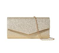 KBRPEY Clutch de Mano Fiesta Mujer Bolsos Fiesta Sobre de la Manera Bandolera Brillante con Cadena Desmontable Elegante Bolso Pequeño para Fiestas Ceremonia Boda Novia Baile