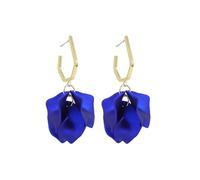 KBRPEY Pendientes Mujer Pétalo Colgantes Pendientes Acrílico Pendientes Vintage Exagerada Flor Pendientes Elegante Gota Statement Florales Borla Pendientes Colorido