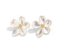 KBRPEY Pendientes para Mujer Flor Pendientes Pequeños para Cartílago Oreja Clavos Chapados Hipoalergénicos Vintage Pendientes Florales de Joyería para las Mujeres y las Niñas