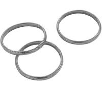 KBRPEY Pulsera Espiral Elástica Acero Inoxidable 316l Chapado Oro 18k Brazalete Apilable Mujer Joyería Elegante (Plata)