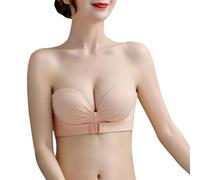 KBRPEY Sujetadores Mujer sin Tirantes Forma Mariposa Push up Adhesivo Multiposicion Invisible Sujetador Strapless Efecto Reductor Copas Autoadhesivas