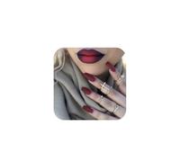Kbrpey Uñas Postizas Blancas Mate De Almendra Set De 24 Piezas Fácil Aplicación Y Retiro Uñas Presionadas Para Manicura Profesional En Casa