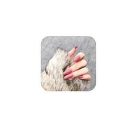 Kbrpey Uñas Postizas Blancas Mate De Almendra Set De 24 Piezas Fácil Aplicación Y Retiro Uñas Presionadas Para Manicura Profesional En Casa