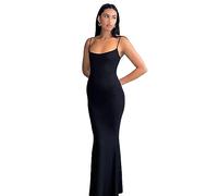 KBRPEY Vestido Tirantes Mujer Verano Largo Ajustado Elegante Vestidos de Fiesta Corte Sirena Vestido Coctel Ceremonia Boda Noche Casual Vestido Verano Fiesta Elegante