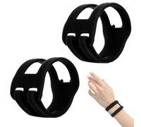 KBSICWO 2 Muñequera Ajustable para Desgarros TFCC, Muñequeras de Apoyo Transpirable, Pulseras de Muñequera para Soporte, Ejercicio, Protección, Fitness y Yoga, Unisex (Negro)