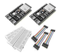 KBT ESP ESP32-S3 - Placa de desarrollo de módulos N16R8 de 44 pines Devkits con modo dual WiFi y microcontrolador Bluetooth, conector tipo C compatible con Arduino IDE, 2 unidades