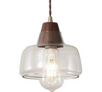 KBUUKYYXouy Lámpara de araña retro una sola cabeza del norte Europa, lámpara colgante minimalista montaje empotrado, luz techo ajustable, dormitorio, comedor, pasillo, decoración, luminaria E 14 base