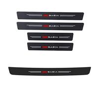 KBUYS Adhesivo Protector de umbral de Puerta de Coche de 5 Piezas Compatible con Dacia Logo Duster Spring Logan Sandero Jogger Lodgy Bigster Dokker Accesorios (Color : 5PCS New For Dacia)