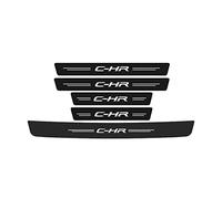KBUYS Pegatinas Luminosas for umbral de Puerta de Coche, Pegatinas Protectoras for Parachoques de Maletero, compatibles con Toyota CHR C-HR Logo 2016 2017 2018 2019 2021 2022 (Color : 5pcs)