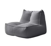 KBZSlyn Bean Bag Chair Cover(No Filler) Cotton Linen Bean Bag Lounger Cover Comfy Bean Bag For Adults Indoor Bedroom Organizing Plush(Gray)