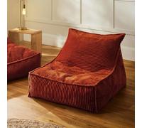 KBZSlyn Luxe Fleece Beanbag Lounge Cover (No Filler) Bean Bag Chair Cover For Teens Or Adults Bean Bag Sofa with Handle Super Soft Washable Corduroy Fabric Lazy Sofa(Reddish Brown)