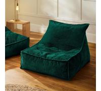 KBZSlyn Luxe Fleece Beanbag Lounge Cover (No Filler) Bean Bag Chair Cover For Teens Or Adults Bean Bag Sofa with Handle Super Soft Washable Corduroy Fabric Lazy Sofa(Green)