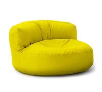 KBZSlyn Outdoor Waterproof Bean Bag Cover No Filler Bean Bag Chair, Bean Bag Sofa Pool Floating Bean Bag Garden Beach Swimming Pool Floating Beanbag Pouf Chair Kids Adults(Yellow)