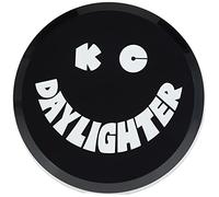KC Hilites 5200 - Cubierta Redonda de plástico Negro de 6 Pulgadas con Logotipo Blanco KC Daylighter - Cubierta Individual