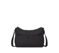 KCB Bandolera Grande Dual | Gran Capacidad y Organización | Bolsillos Multiusos con Cremallera | Material Resistente | Asas Ajustables | 100% Vegano | Color Negro