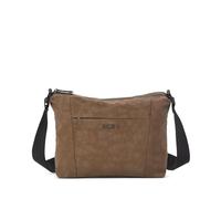 KCB Bandolera Grande Hide | Gran Capacidad y Organización | Bolsillos Multiusos con Cremallera | Material Resistente | Asas Ajustables | 100% Vegano | Color Marron