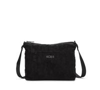 KCB Bandolera Grande Hide | Gran Capacidad y Organización | Bolsillos Multiusos con Cremallera | Material Resistente | Asas Ajustables | 100% Vegano | Color Negro