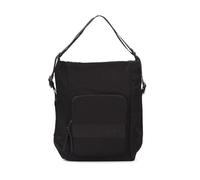 KCB Bolso-Mochila Tape | Versátil y Práctico | Múltiples Bolsillos con Cremallera | Material Resistente | Asas Ajustables | 100% Vegano | Color Negro