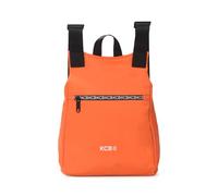 KCB Mochila Antirrobo Grande Shine | Diseño Seguro y Espacioso | Bolsillos Organizadores | Ideal para Viajes o Uso Diario | Asas Ajustabes | 100% Vegano | Color Naranja