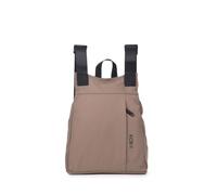 KCB Mochila Antirrobo Pequeña Maze | Diseño Seguro y Espacioso | Bolsillos Organizadores | Asas Ajustabes | Ideal para Viajes o Uso Diario | 100% Vegano | Color Taupe