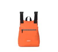 KCB Mochila Antirrobo Pequeña Shine | Diseño Seguro y Compacto | Bolsillos Organizadores | Ideal para el uso diario | Asas Ajustables | 100% Vegano | Color Naranja