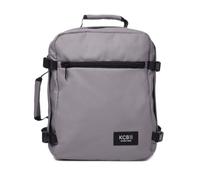 KCB Mochila de cabina Underseat | Mochila low-cost | Bolso cabina avión | Equipaje para Ryanair y Vueling | Equipaje para Easyjet | Mochila viaje | Bolso de mano cabina | 100% Vegano | Color Gris