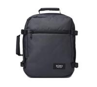KCB Mochila de cabina Underseat | Mochila low-cost | Bolso cabina avión | Equipaje para Ryanair y Vueling | Equipaje para Easyjet | Mochila viaje | Bolso de mano cabina | 100% Vegana | Color Humo