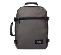 KCB Mochila grande Underseat | Bolso de mano de cabina para avión | Equipaje de mano para Ryanair, Vueling y Easyjet | Mochila ligera de viaje low-cost | Asas Ajustables | 100% Vegano | Color Khaki