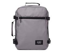 KCB Mochila grande Underseat | Bolso de mano de cabina para avión | Equipaje de mano para Ryanair, Vueling y Easyjet | Mochila ligera de viaje low-cost | Asas Ajustables | 100% Vegano | Color Gris