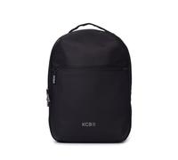 KCB Mochila Pequeña de Hombre Doble | Diseño Espacioso y Práctico | Bolsillos Multiusos | Variedad de Compartimentos | Compartimento para Tablet | Asas Ajustables | 100% Vegano | Color Negro
