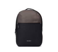 KCB Mochila Pequeña de Hombre Doble | Diseño Espacioso y Práctico | Bolsillos Multiusos | Variedad de Compartimentos | Compartimento para Tablet | Asas Ajustables | 100% Vegano | Color Khaki