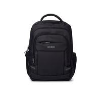 KCB Mochila Pequeña de Hombre Urban | Diseño Espacioso y Práctico | Bolsillos Multiusos | Compartimento para Portátil y Tablet | Asas Ajustables | 100% Vegano | Color Negro