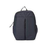 KCB Mochila Pequeña Skid | Urbana y Funcional | 100% Vegano | Color Azul | Diseño Urbano y Funcional | Bolsillos Interiores y Exteriores Organizados | Bolsillo Oculto de Seguridad | Asas Ajustables