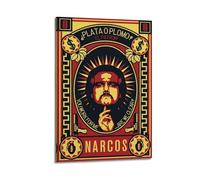 KCBCMFDS Narco Art Poster1 - Póster decorativo de lienzo para pared e impresión artística moderna para decoración de dormitorio familiar, 60 x 90 cm