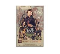 KCBCMFDS Póster de la película Robin Hood, Príncipe de los ladrones, póster decorativo de lienzo para pared e impresión artística moderna para decoración de dormitorio familiar, 20 x 30 cm