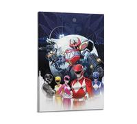 KCBCMFDS Póster decorativo de Power Rangers de la serie de televisión 10 pósteres de pared e impresión artística moderna de decoración de dormitorio familiar, 12 x 18 pulgadas (30 x 45 cm)