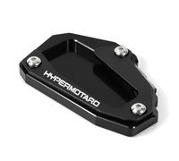KCBHSH Almohadilla De Soporte para Placa De Extensión De Motocicleta para Ducati Hypermotard 950 950SP 698 796 821 939, Base Antideslizante Motocicleta Antideslizante Placa(Negro)