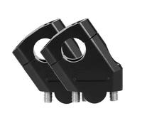 KCBHSH Elevadores Manillar Abrazadera para Manillar De Motocicleta De 3 Colores De 22 Mm Y 28 Mm para H&Onda NTV650 NTV 650 Deauville 700 Varadero 125 Abrazaderas elevación(Negro,22 mm)