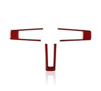 KCBHSH Kit De Pegatinas Y Calcomanías Para Embellecedores De Volante De Coche Para Ford Para Mustang 2009-2014, Accesorios Interiores. Molduras Interiores(ROJO)