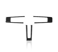 KCBHSH Kit De Pegatinas Y Calcomanías Para Embellecedores De Volante De Coche Para Ford Para Mustang 2009-2014, Accesorios Interiores. Molduras Interiores(NEGRO)