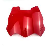 KCBHSH Parabrisas De Motocicleta para Yamaha TMAX 530 TMAX 560 2017-2022 Kit De Aluminio para Parabrisas, Deflectores Y Carenado Deflectores De Soporte(Rojo)