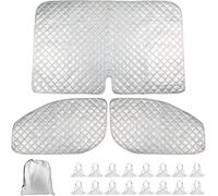 KCBHSH Parasol Para Parabrisas De Coche Para Ford Para Transit Custom MK8 2012-2022 Protector Solar Para Ventanilla Delantera Kit De Persianas Térmicas Internas