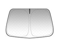 KCBHSH Parasol Para Parabrisas Delantero Y Trasero De Coche, Protector De Visera Para Fiat 500 08-23 Para Abarth 595 2012-2023 Que Bloquea Los Rayos UV(FRENTE)