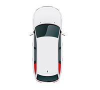KCBHSH Parasol para Ventanas Parasol Magnético para Parabrisas Delantero, Cortina, Ventana Lateral Trasera, para Volvo XC40 EX40 SUV 2018-2024 XC 40 Parabrisas Delantero Parasol(Rear 2pc)