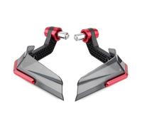 KCBHSH Protector De Mano Protector De Manos para Motocicleta, Protector De Manos para Manillar, Protector De Parabrisas para H&Onda CB125R CB250R CB1000R CB400X/F CB1100 CB1300(Rojo)