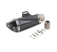 KCBHSH Tubo De Escape De Motocicleta para Y&amaha R6 R3 MT07 MT-07 MT 07 36-51 Mm Tubo Silenciador Tubo De Escape Silenciador De Escape(Negro)