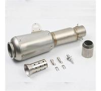 KCBHSH Tubo De Escape para Motocicleta para Ducati 696 848 51 Mm, Silenciador, Accesorios Extraíbles, Tubo De Escape Modificado.(Plata,X-2)
