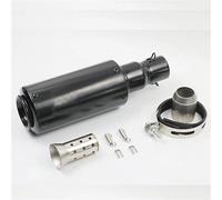 KCBHSH Tubo De Escape para Motocicleta para Ducati 696 848 51 Mm, Silenciador, Accesorios Extraíbles, Tubo De Escape Modificado.(Negro,X-3)
