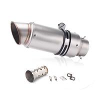 KCBHSH Tubo De Escape para Motocicleta para Kawasaki para Z900, para Z400 para Z650, 51/60 Mm, Silenciador con Aspecto De Fibra De Carbono.(Color 8,60mm)